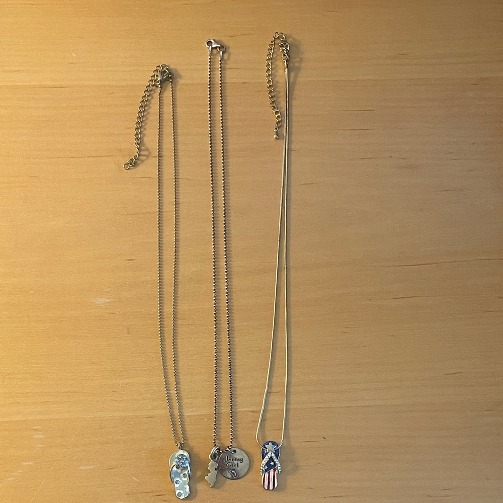 New Jersey Girl and Flip Flop Necklaces